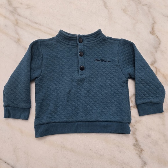 Ben Sherman 3 Pcs Set Quilted Sweatshirt 2T Boys Teal Burnt Orange Navy Blue - Picture 10 of 16